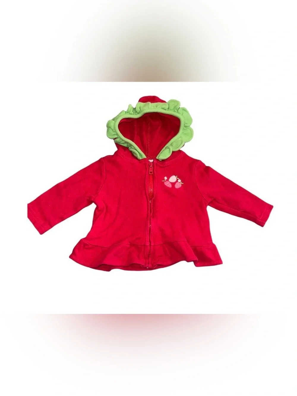 Gymboree Baby Girl Strawberry Hooded Sweatshirt